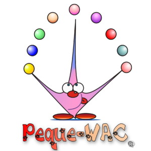 logo original con letras pequewac